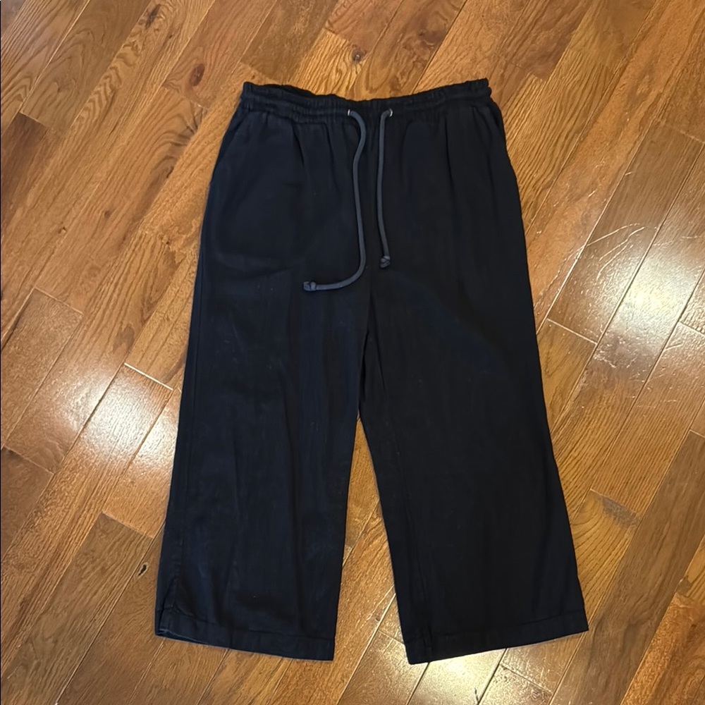 Treasure & Bond Wide Leg Relaxed Linen Pants